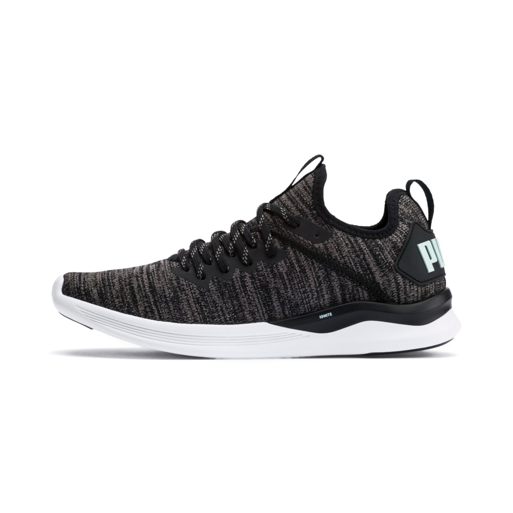 Зображення Puma Кросівки IGNITE Flash evoKNIT Wn's #1: Puma Black-Charcoal Gray-Fair Aqua