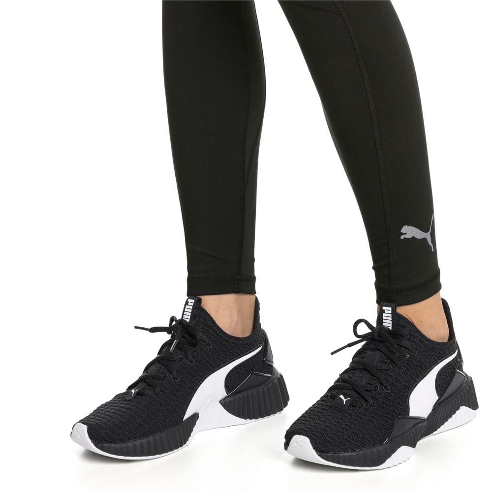 Puma defy black and white discount