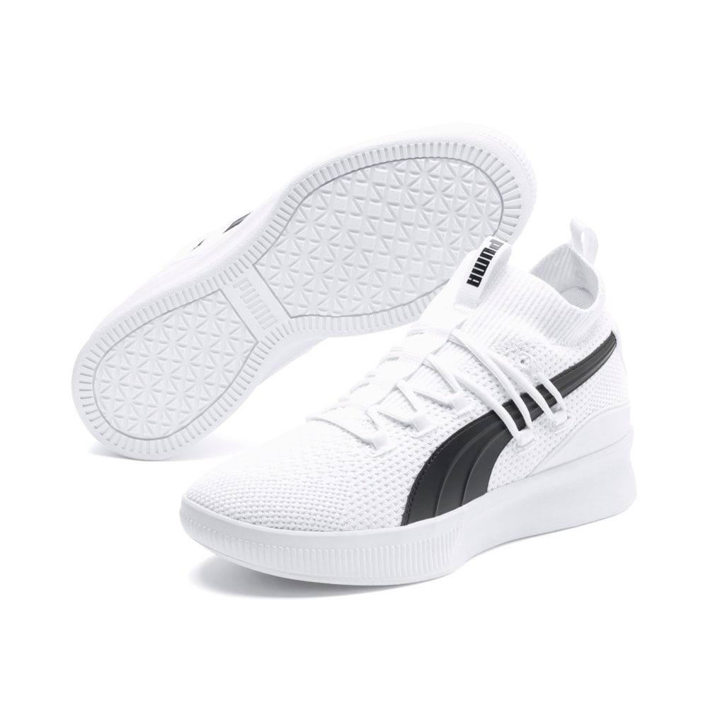 Clyde Court Basketball Shoes 20 White Puma White Puma 191712 11