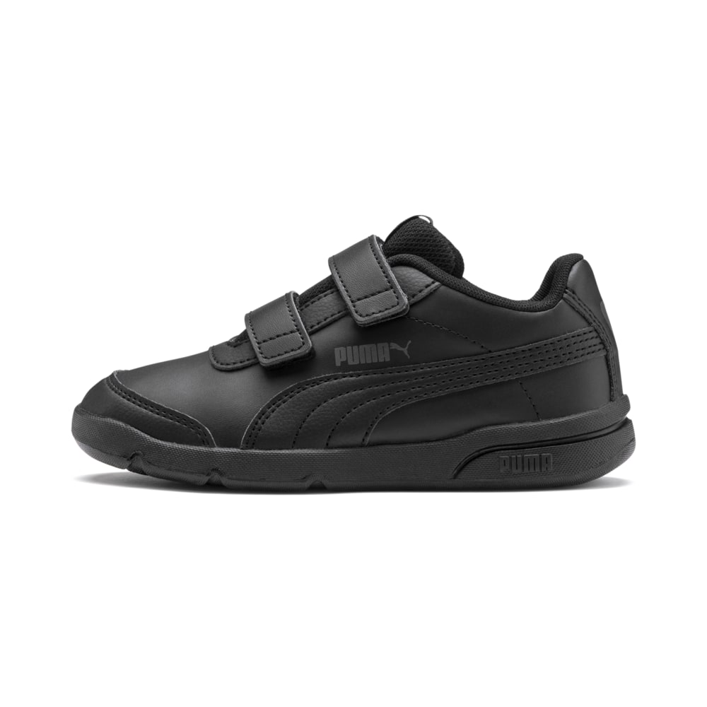 Изображение Puma Детские кроссовки Stepfleex 2 SL VE V PS #1: Puma Black-Puma Black