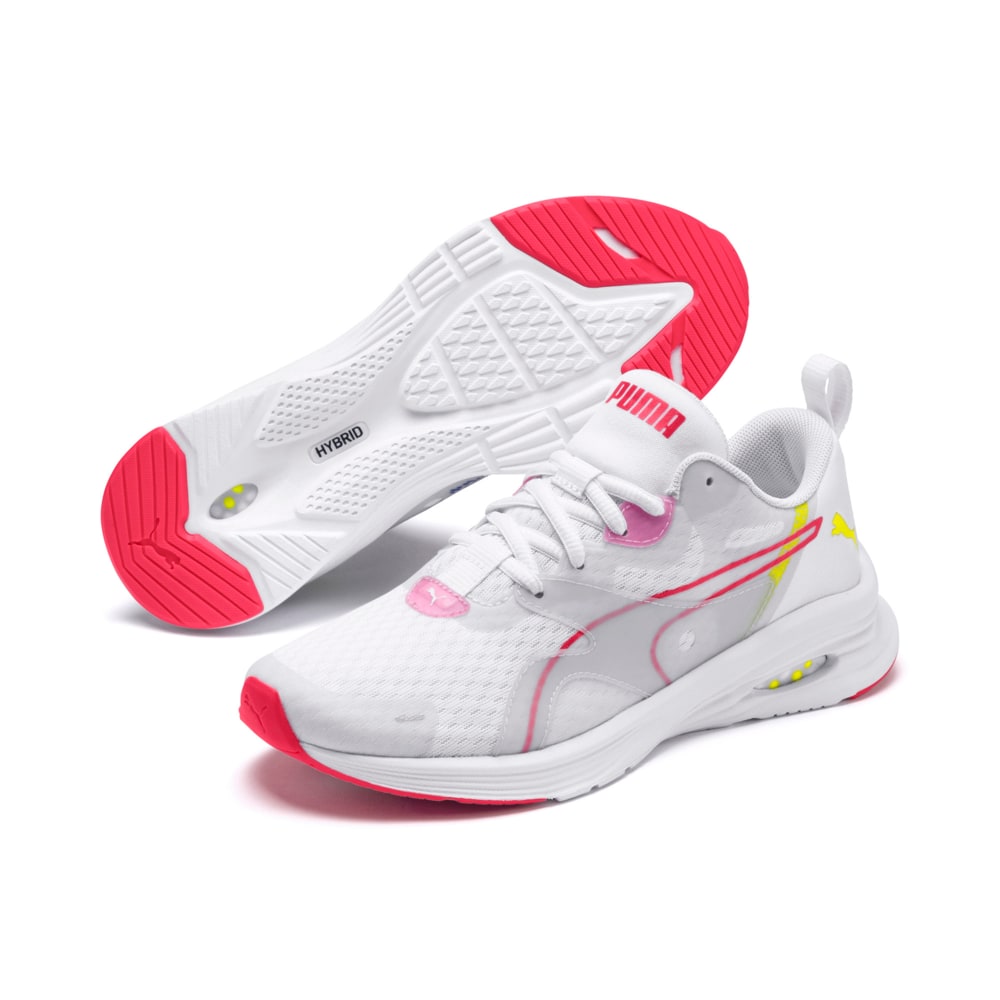 Зображення Puma Кросівки Hybrid Fuego Wns #2: Puma White-Pink Alert-Yellow Alert