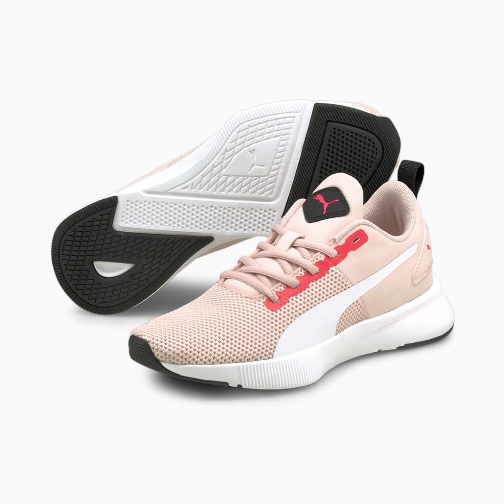 Изображение Puma Детские кроссовки Flyer Runner Jr #2: Puma White-Lotus-Paradise Pink