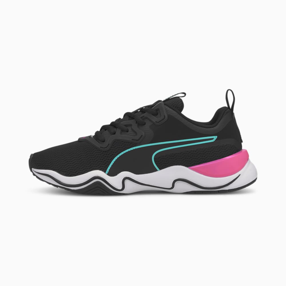 Зображення Puma Кросівки Zone XT Wns #1: Blk-Wht-Lum Pink-ARUBA BLUE