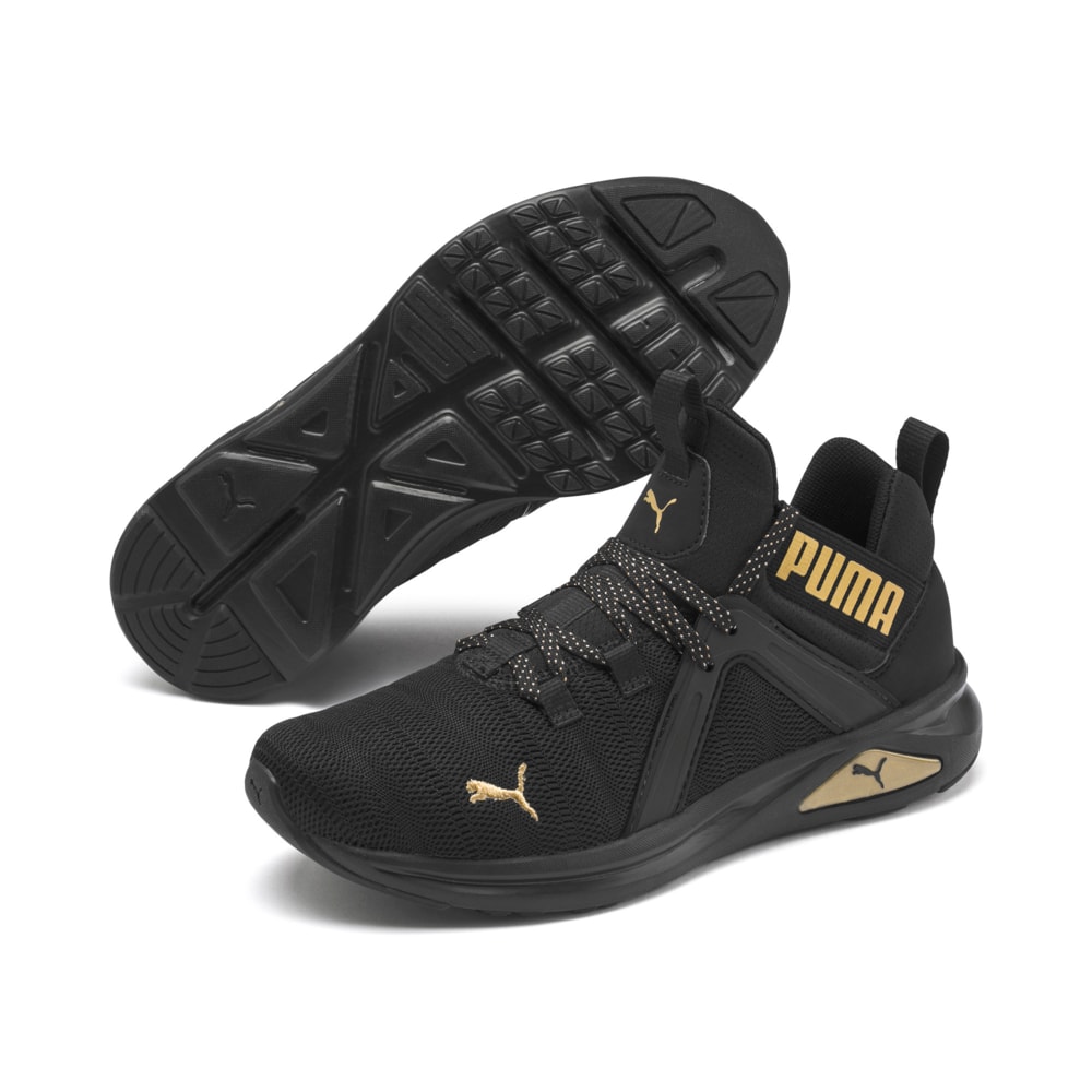 Puma enzo deals black and gold