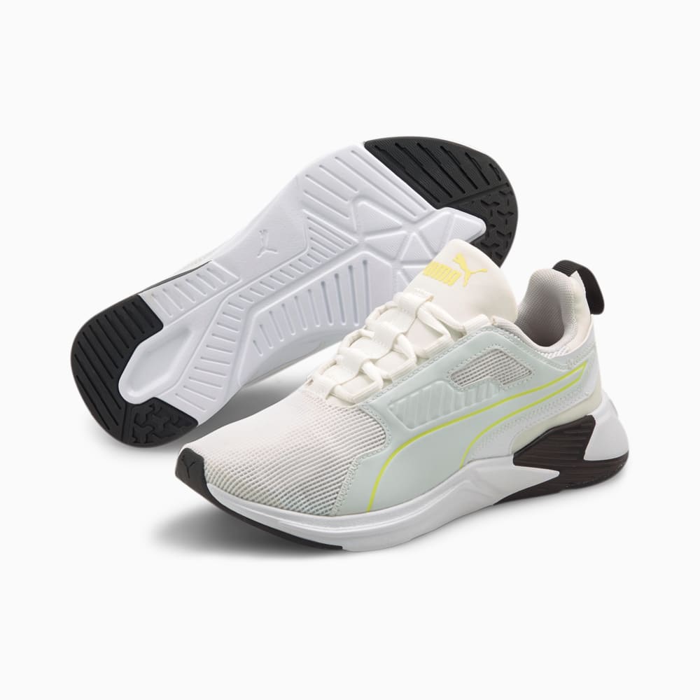 Зображення Puma Кросівки Disperse XT Women's Training Shoes #2: Puma White-SOFT FLUO YELLOW