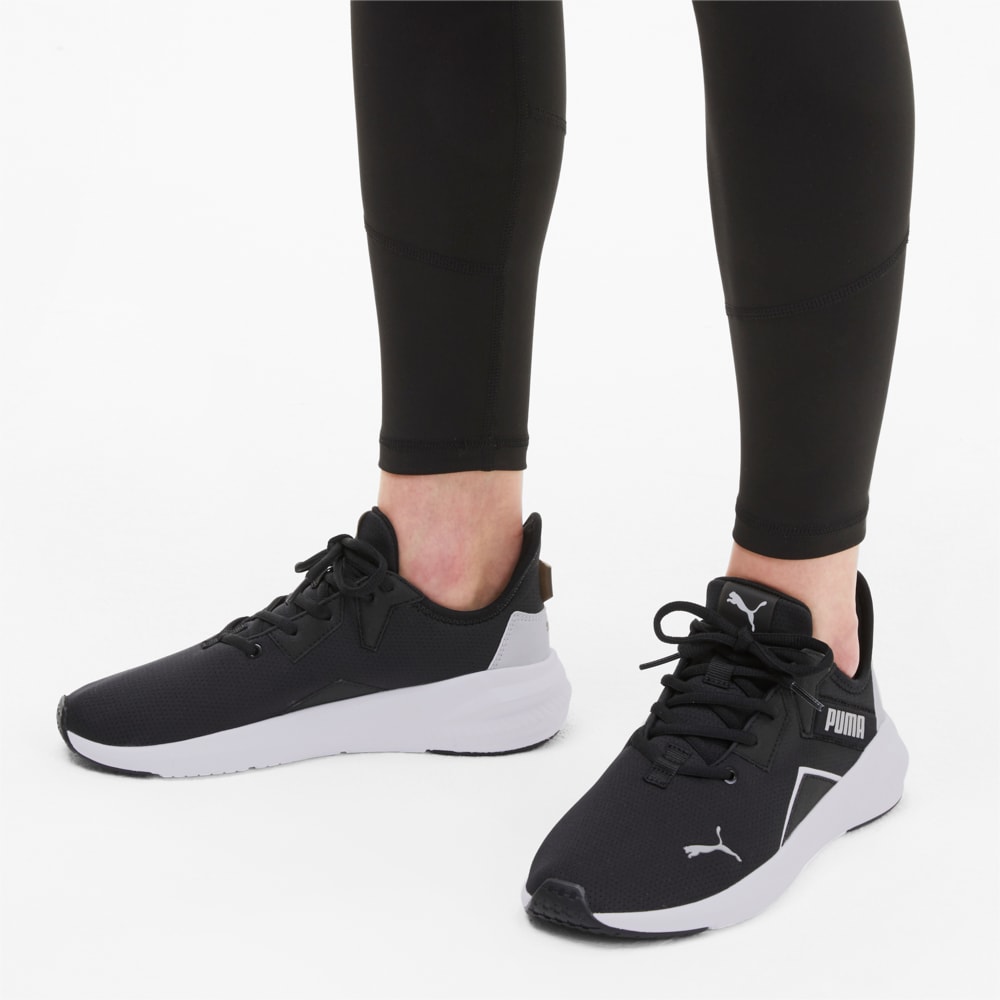 Зображення Puma Кросівки Platinum Women's Training Shoes #2: Puma Black-Puma White-Metallic Silver