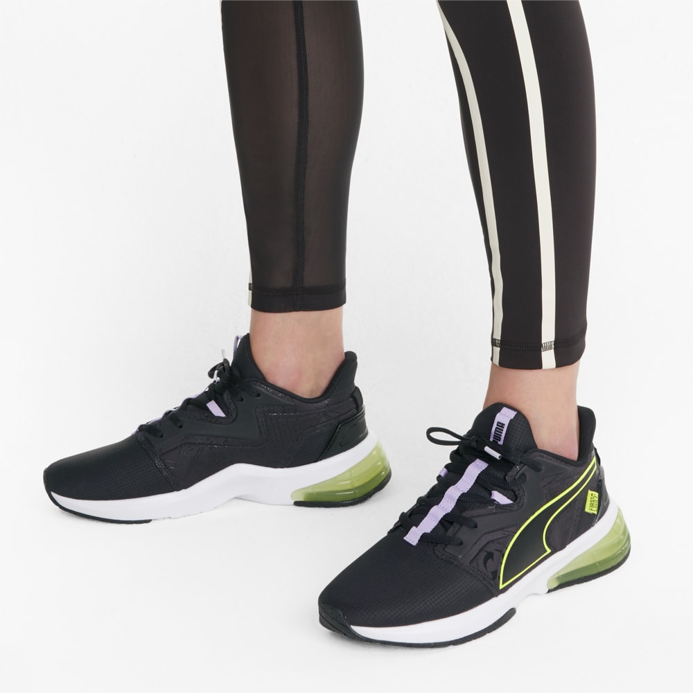 Зображення Puma Кросівки PUMA x FIRST MILE LVL-UP Women's Training Shoes #2: Puma Black-SOFT FLUO YELLOW