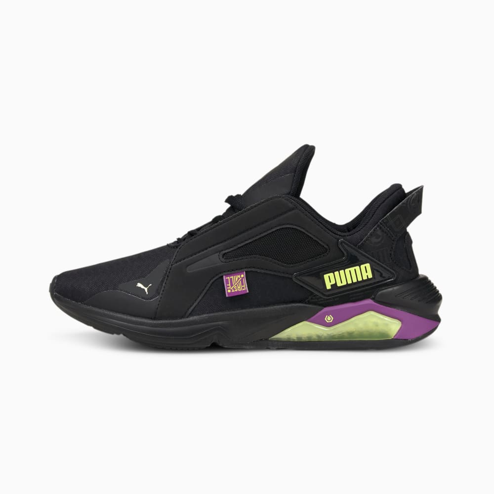 Зображення Puma Кросівки PUMA x FIRST MILE LQDCELL Method Women's Training Shoes #1: Puma Black-Byzantium-SOFT FLUO YELLOW