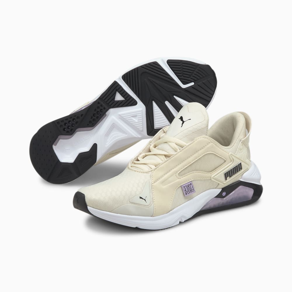 PUMA x FIRST MILE LQDCELL Method Women s Training Shoes Eggnog Light Lavender Puma Black Puma 194438 02