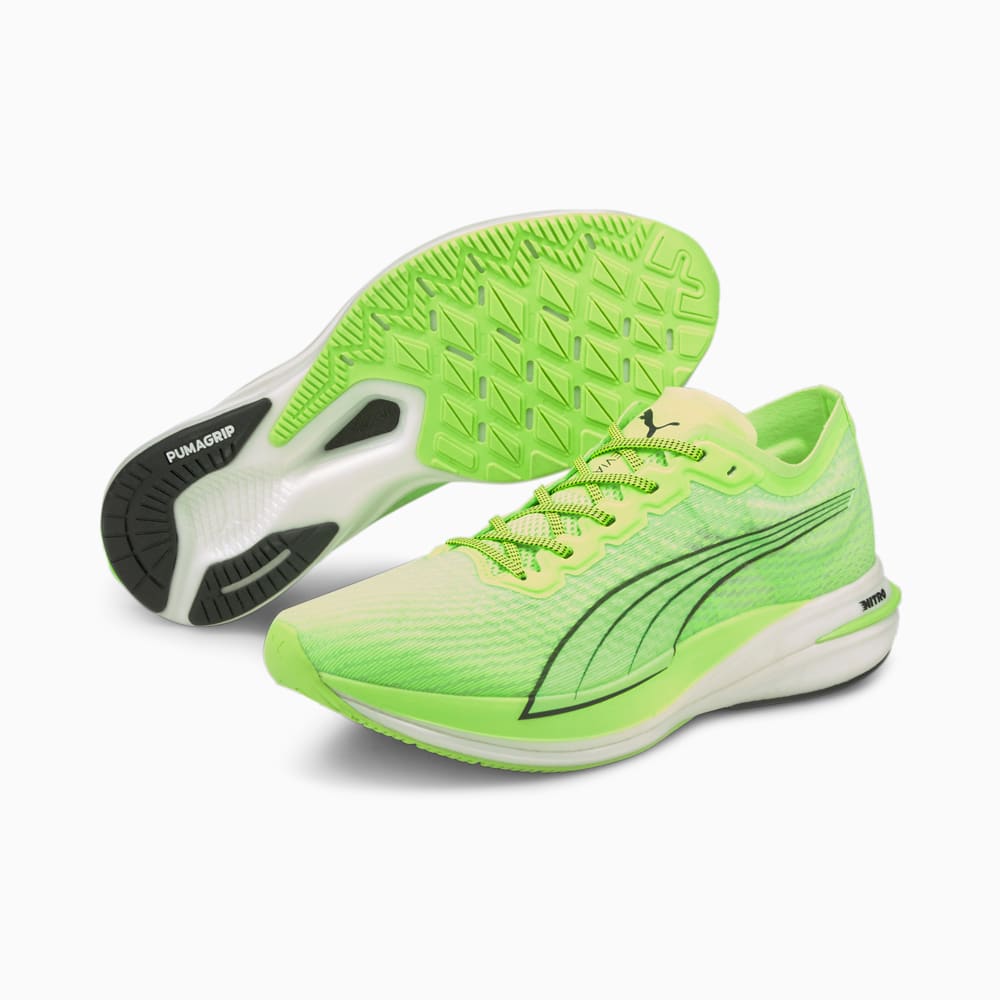 Зображення Puma Кросівки DEVIATE NITRO Men's Running Shoes #2: Green Glare