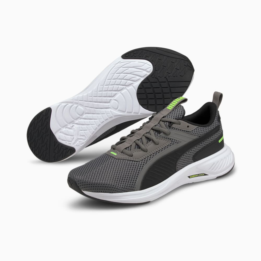Зображення Puma Кросівки Scorch Runner Running Shoes #2: CASTLEROCK-Puma Black