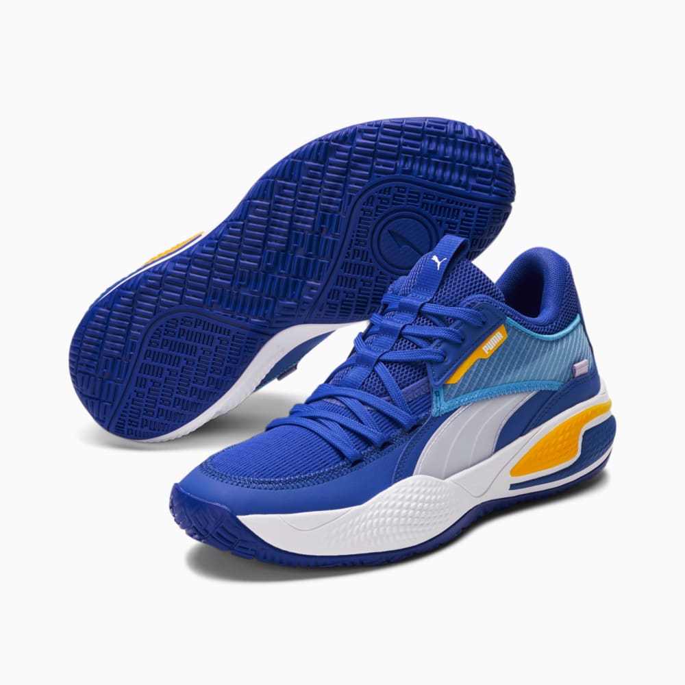 Изображение Puma Кроссовки Court Rider Basketball Shoes #2: Dazzling Blue-Saffron