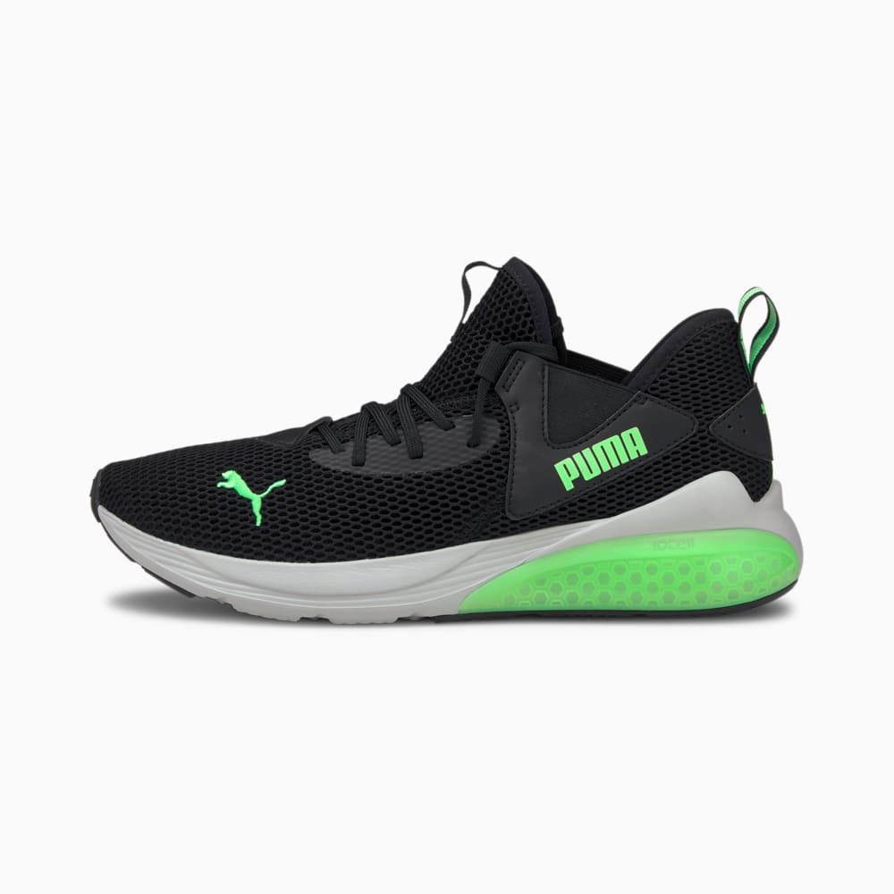 Зображення Puma Кросівки Deviate Nitro COOLadapt Men’s Running Shoes #1: Puma Black-Elektro Green