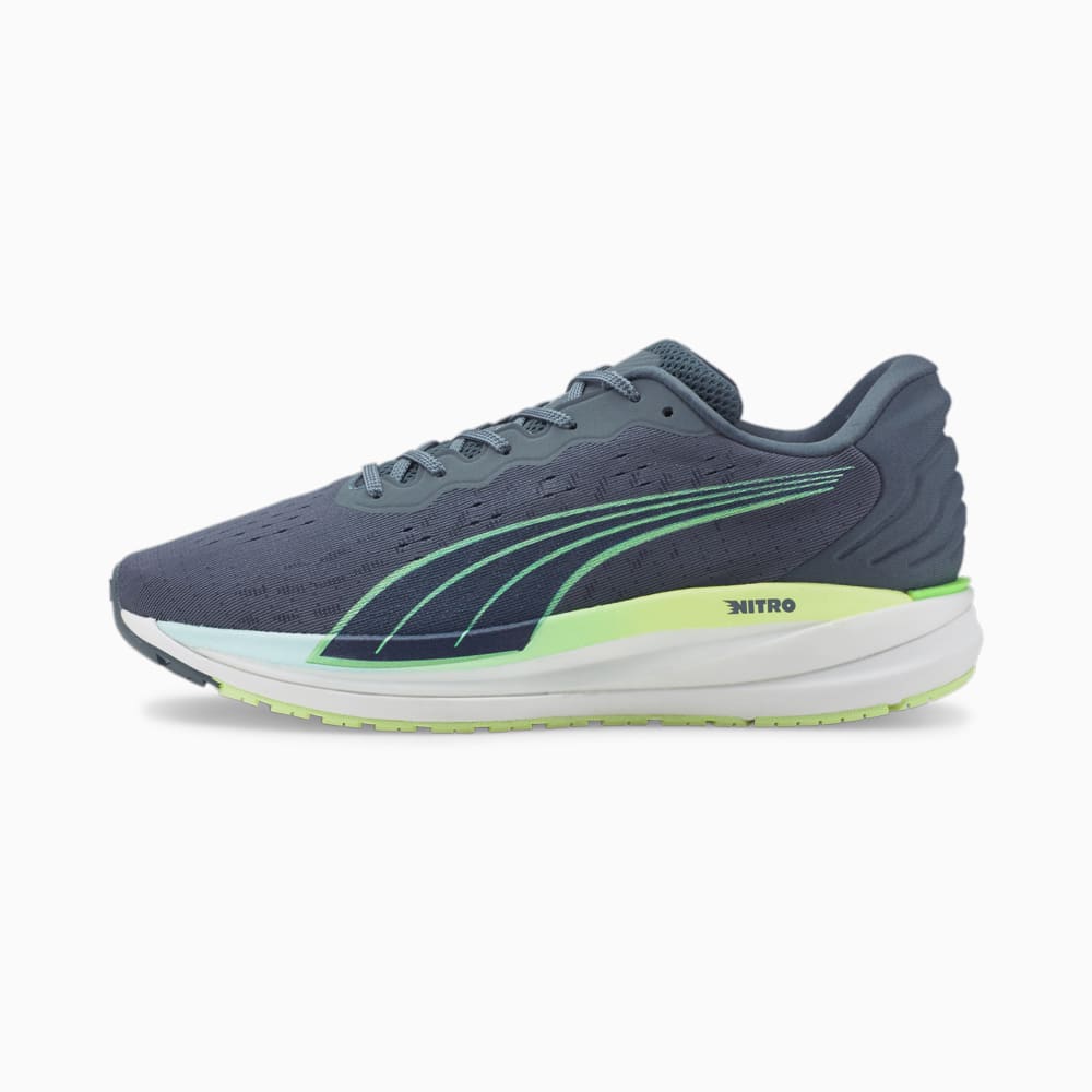 Puma gray and clearance blue running shoes