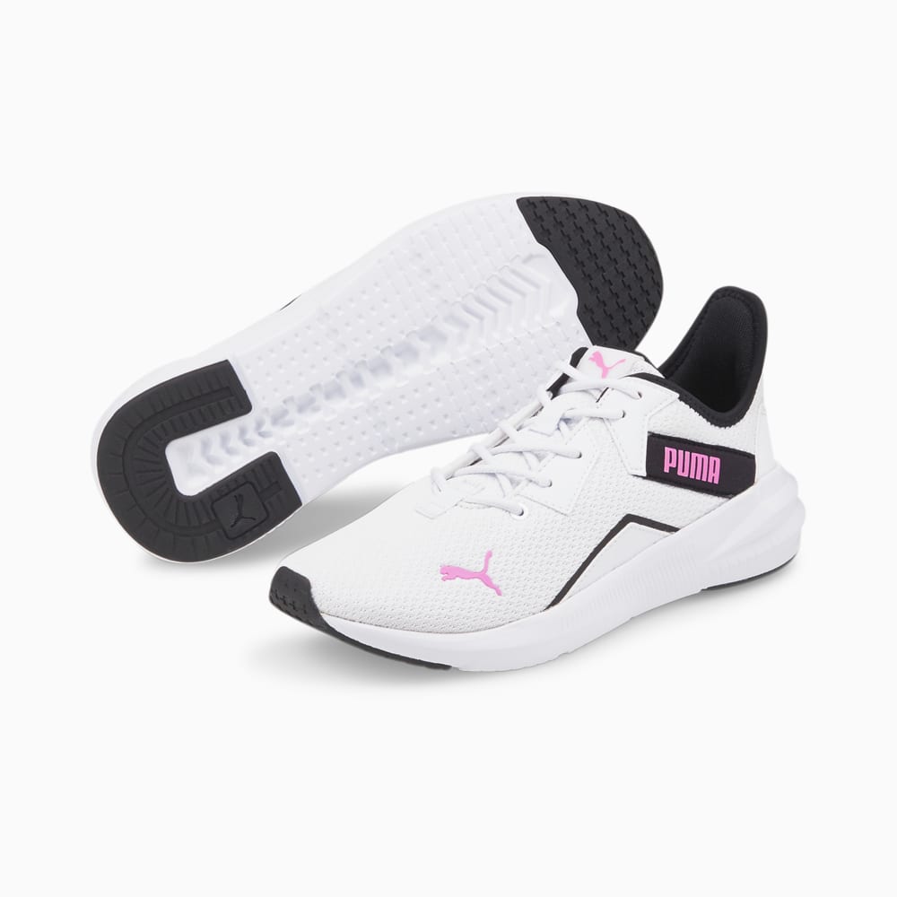 Зображення Puma Кросівки Platinum Shimmer Women's Training Shoes #2: Puma White-Puma Black-Opera Mauve