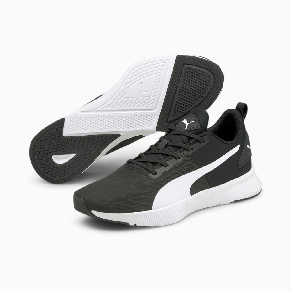 FLYER Runner Mesh Running Shoes Puma Black Puma White Puma 195343 01