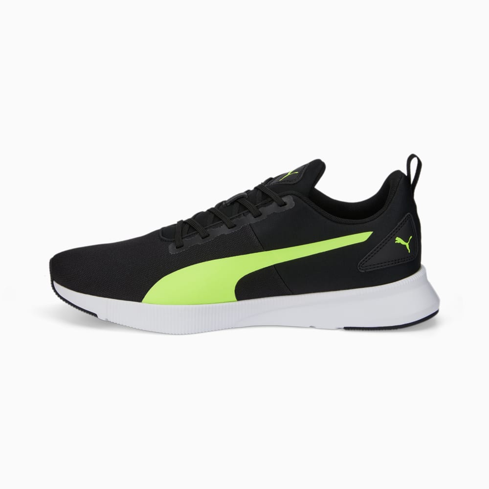 Изображение Puma Кроссовки FLYER Runner Mesh Running Shoes #1: Puma Black-Lime Squeeze