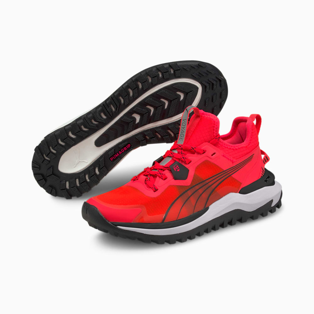 Изображение Puma Кроссовки Voyage Nitro Women's Running Shoes #2: Sunblaze-Puma Black