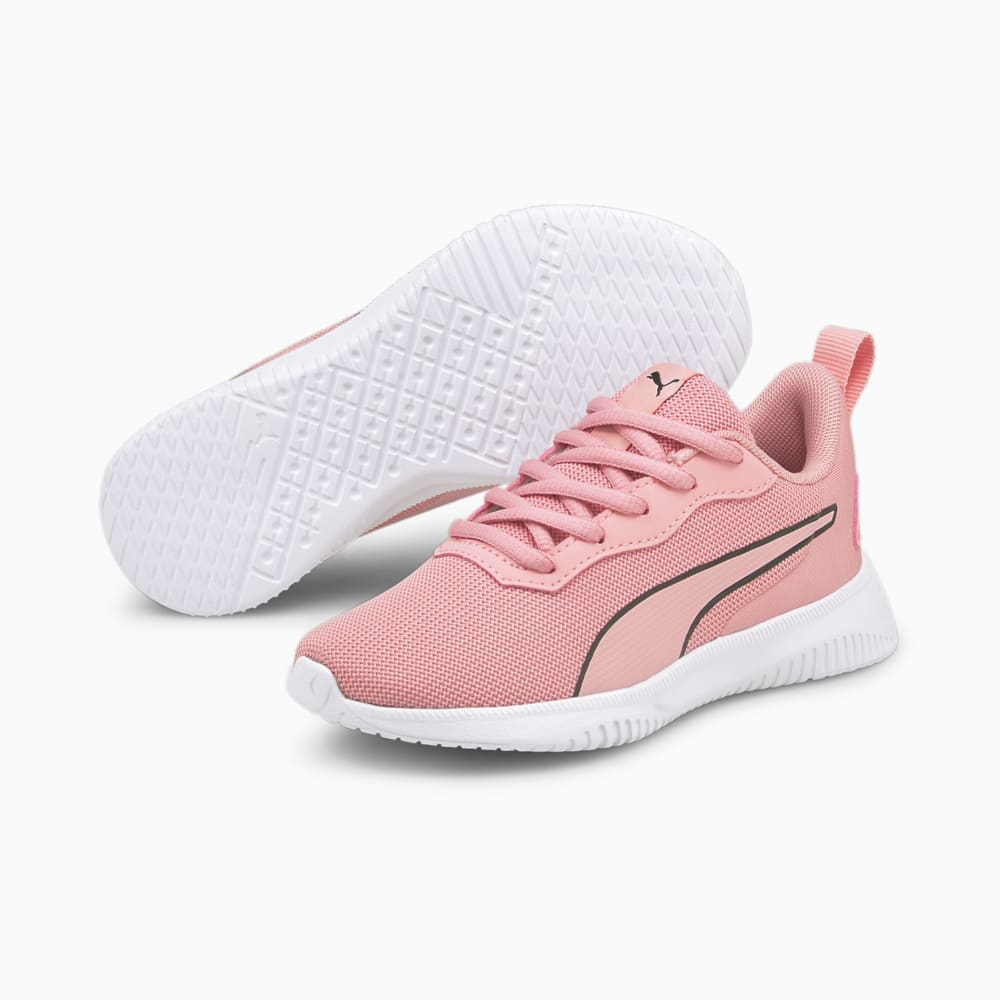 Зображення Puma Дитячі кросівки Flyer Flex Kids' Trainers #2: Puma White-Puma Black-Peony