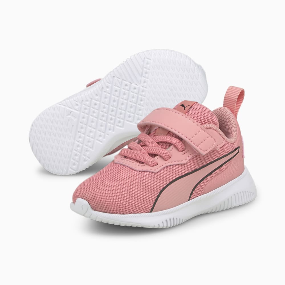 Зображення Puma Дитячі кросівки Flyer Flex AC Babies' Trainers #2: Puma White-Puma Black-Peony