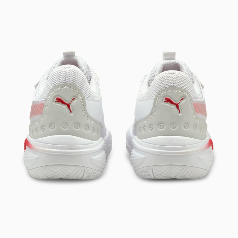 

PUMA - Кроссовки Court Rider Team Basketball Shoes – Puma White-High Risk Red –, Белый