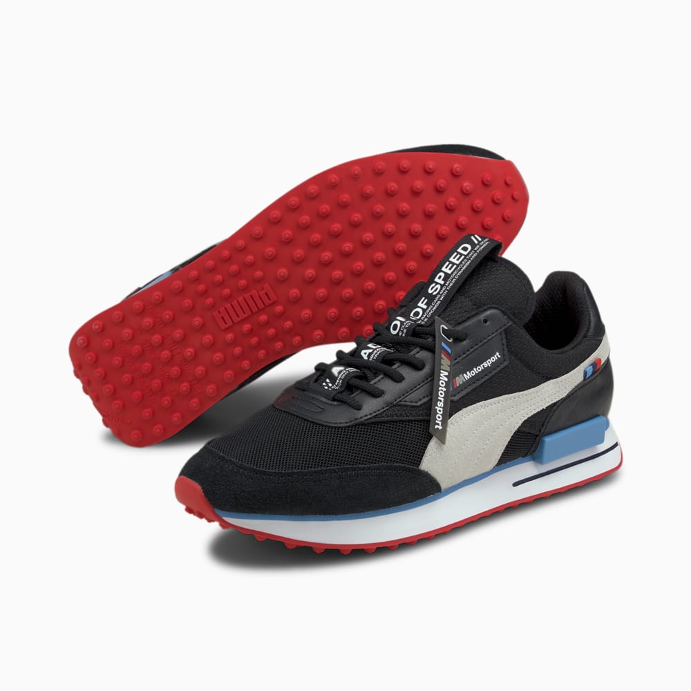 Зображення Puma Кросівки BMW M Motorsport Future Rider Motorsport Shoes #2: Puma Black-Puma White-High Risk Red