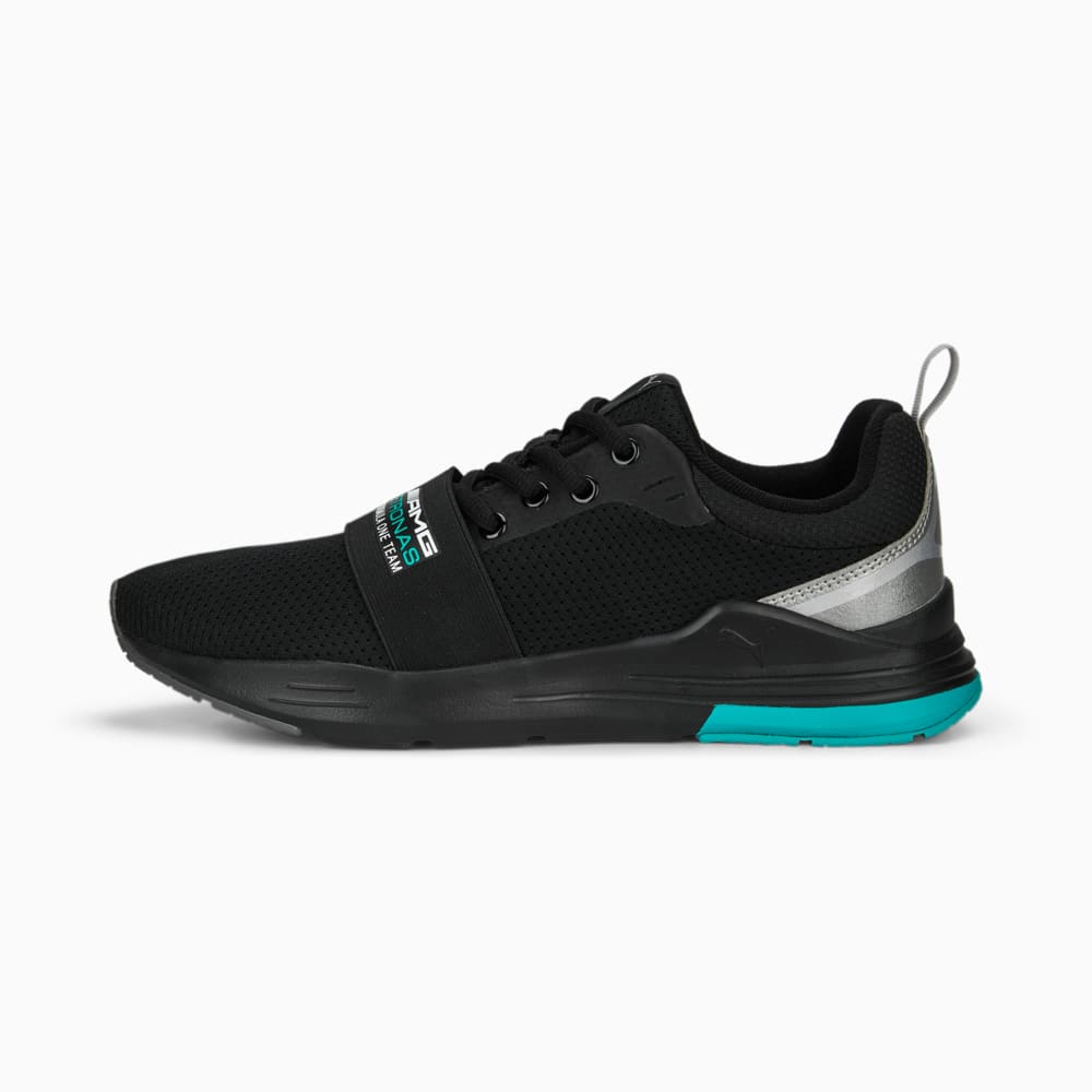 Зображення Puma Кросівки Mercedes F1 Wired Run Motorsport Shoes #1: Puma Black-Puma Silver