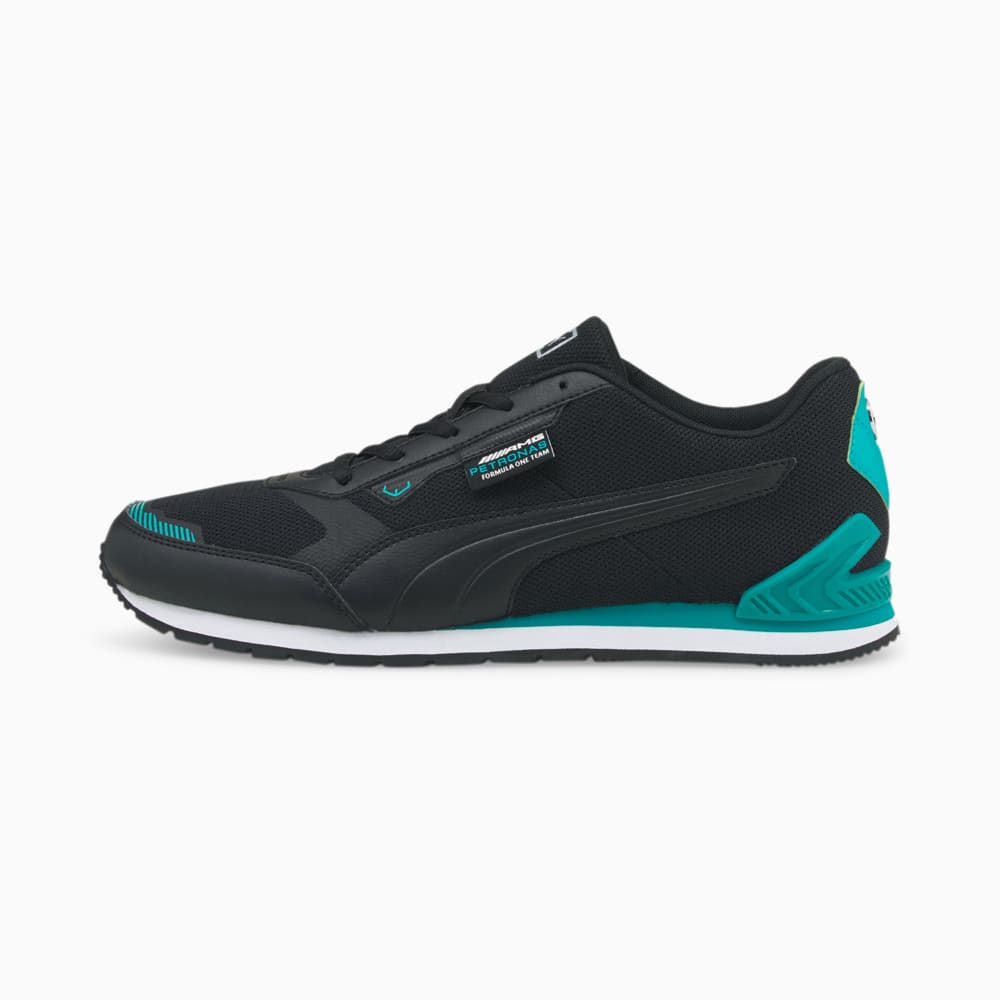 Зображення Puma Кросівки Mercedes F1 Track Racer Motorsport Shoes #1: Puma Black-Spectra Green