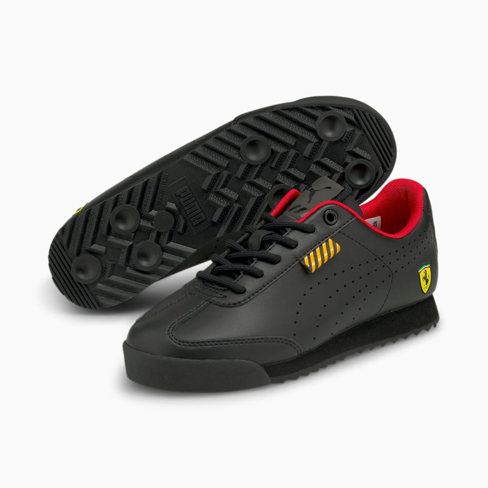 Зображення Puma Дитячі кросівки Ferrari Roma Via Perf Jr #2: Puma Black-Puma Black