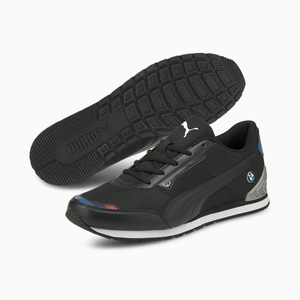 Зображення Puma Кросівки BMW M Motorsport Track Racer Motorsport Shoes #2: Puma Black-Puma Silver