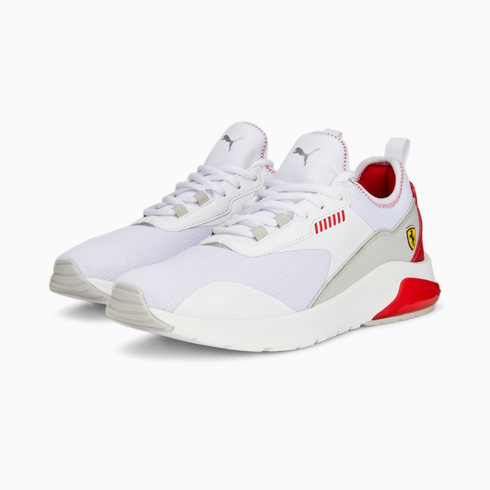 Изображение Puma Кроссовки Scuderia Ferrari Electron E Pro Motorsport Shoes #2: PUMA White-Cool Light Gray-PUMA White