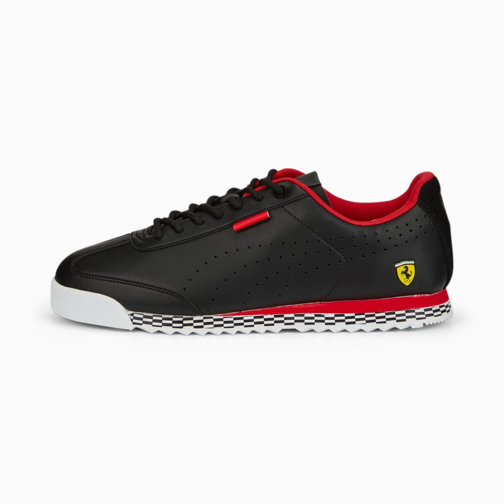 Зображення Puma Кросівки Scuderia Ferrari Roma Via Perforated Motorsport Shoes #1: Puma Black-Puma White