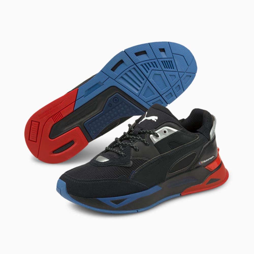 Зображення Puma Кросівки BMW MMS Mirage Sport #2: Puma Black-Strong Blue-Fiery Red