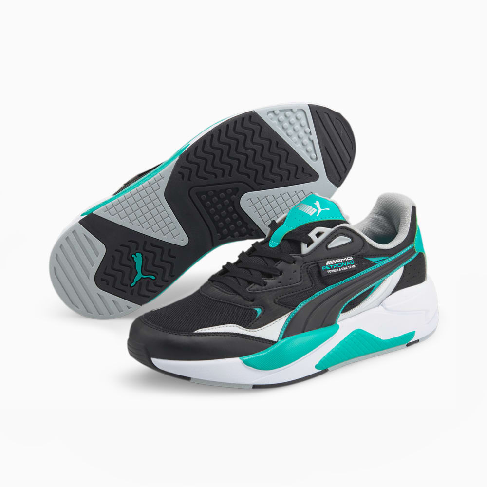 Изображение Puma Кроссовки Mercedes F1 X-Ray Speed Motorsport Shoes #2: Puma Black-Spectra Green