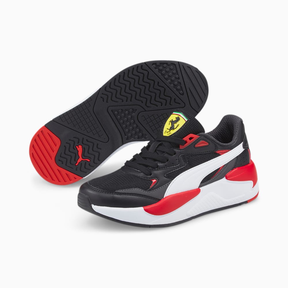 Зображення Puma Дитячі кросівки Scuderia Ferrari X-Ray Speed Youth Motorsport Shoes #2: Puma Black-Asphalt-Puma White