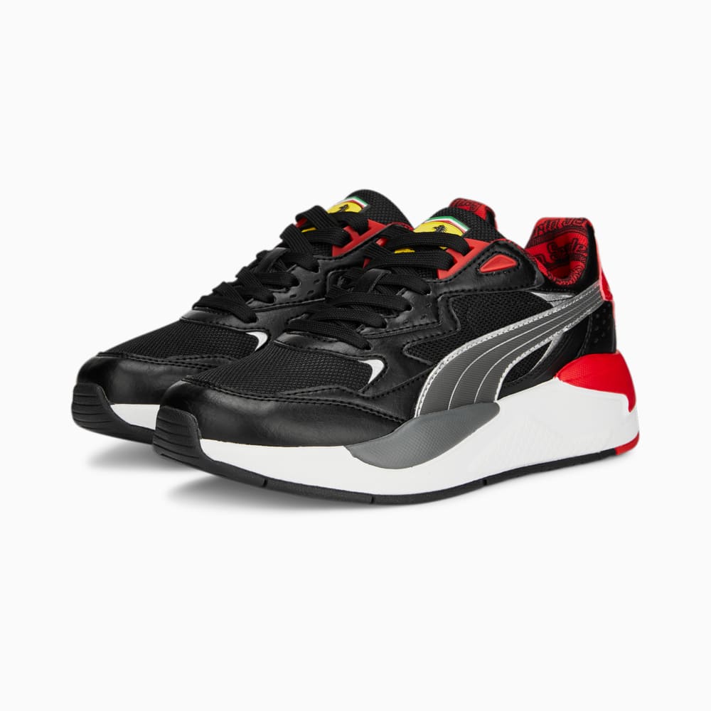 Изображение Puma Детские кроссовки Scuderia Ferrari X-Ray Speed Jr SOFTFOAM+ Motorsport Sneakers Youth #2: Puma Black-Rosso Corsa