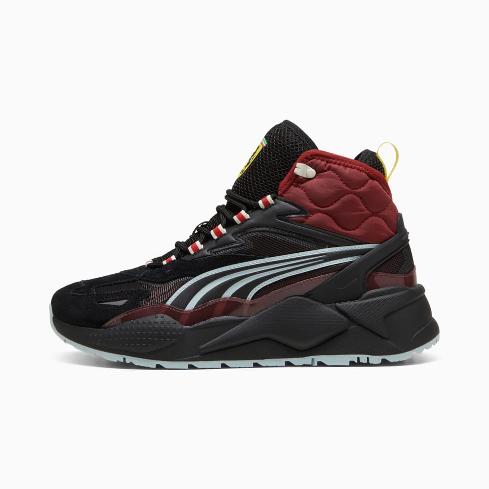 Зображення Puma Кросівки Scuderia Ferrari RS-X Mid Sneakers #1: PUMA Black-Intense Red-Frosted Dew