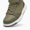 Зображення Puma Дитячі кросівки Rebound V6 Mid WTR Kids’ Sneakers #6: PUMA Olive-PUMA White