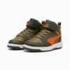 Изображение Puma Детские кроссовки Rebound V6 Mid WTR Kids’ Sneakers #2: Dark Olive-Maple Syrup-PUMA Olive