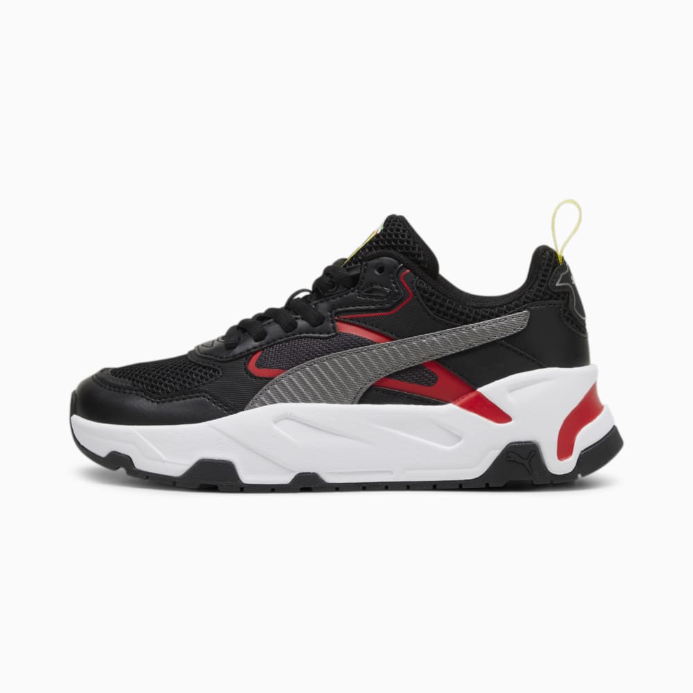 Зображення Puma Кросівки Scuderia Ferrari Trinity Youth Sneakers #1: PUMA Black-Puma Aged Silver-Rosso Corsa