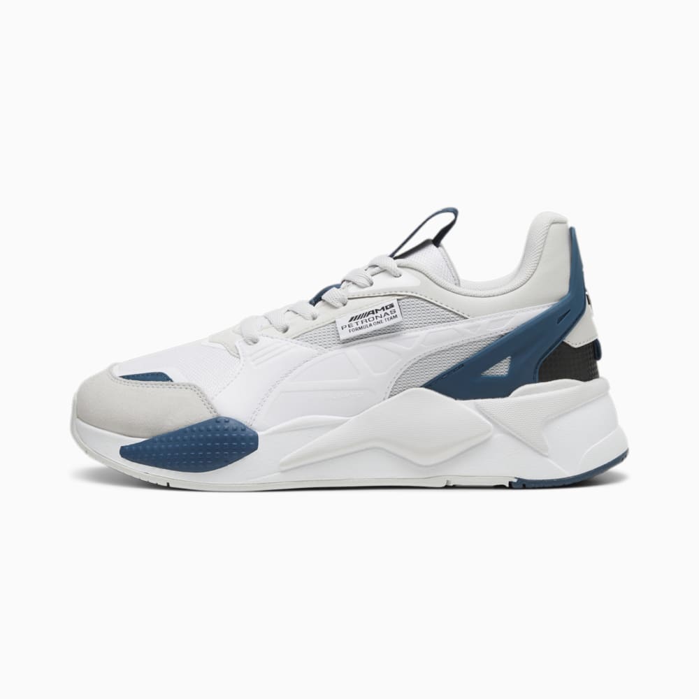 Зображення Puma Кросівки Mercedes AMG-Petronas F1® RS-X Unisex Sneakers #1: PUMA White-Feather Gray-Ocean Tropic