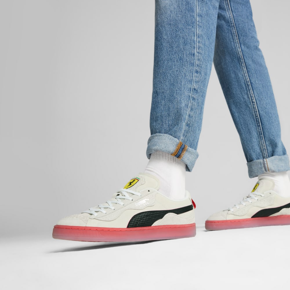 Изображение Puma Кеды Scuderia Ferrari Suede Trippy Sneakers Unisex #2: Puma White-Puma Black