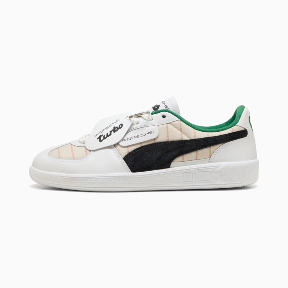 Изображение Puma Кеды Porsche Legacy Palermo Pinstripe Sneakers #1: PUMA White-Alpine Snow