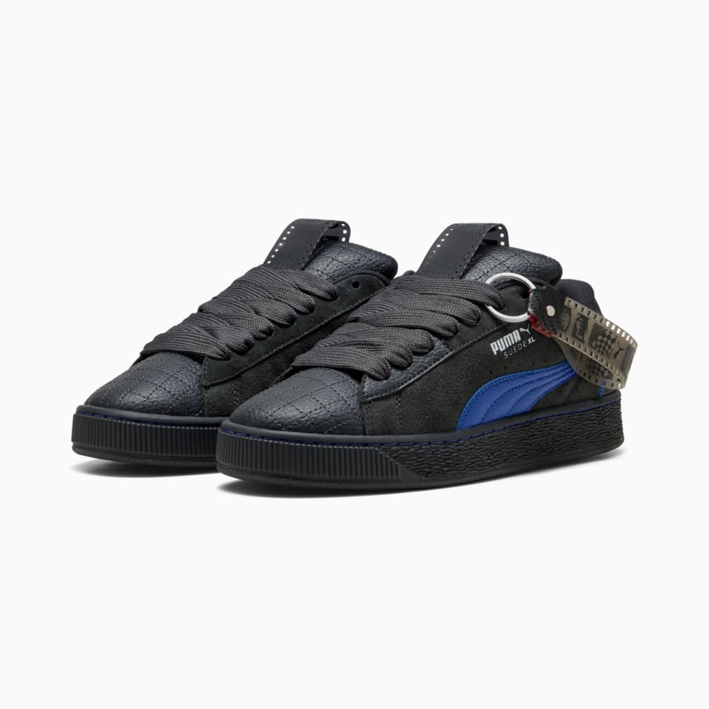 Изображение Puma Кеды F1® Suede XL 75 Years Hero Sneakers #2: PUMA Black-Vivid Blue