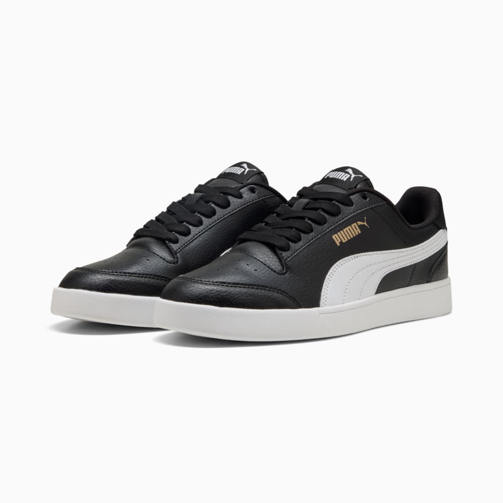 Zapatillas puma negras y doradas clearance