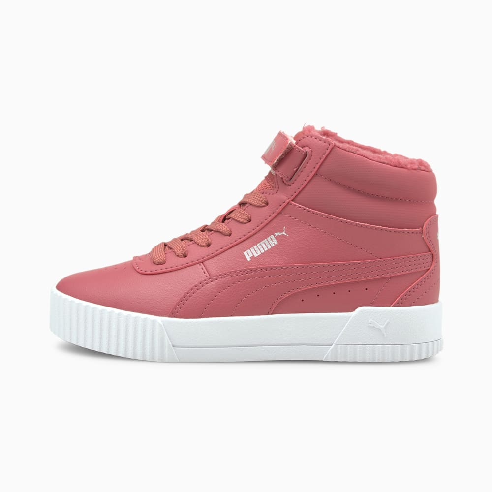 фото Детские кеды carina fur mid youth trainers puma