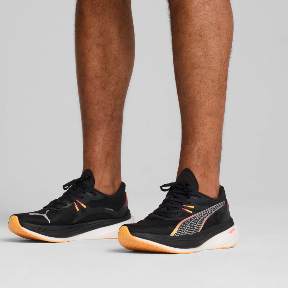 Изображение Puma Кроссовки Deviate NITRO™ 3 Running Shoes Men #2: Puma Black-Sun Stream