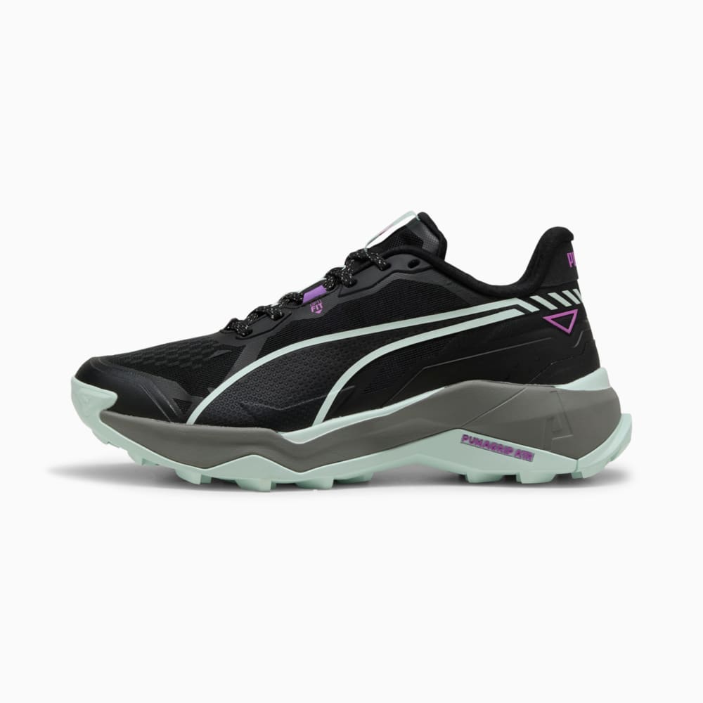 Изображение Puma Кроссовки Explore NITRO™ 2 Hiking Shoes Women #1: PUMA Black-Peaceful Blue-Pure Magenta