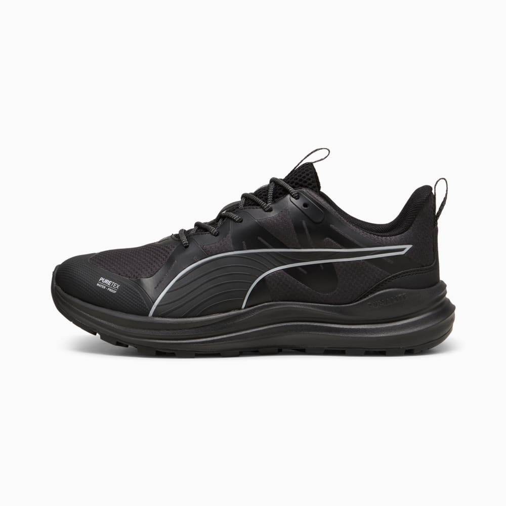 Зображення Puma Кросівки Reflect Lite Trail PTX Running Shoes Unisex #1: PUMA Black-PUMA Silver-Cool Dark Gray