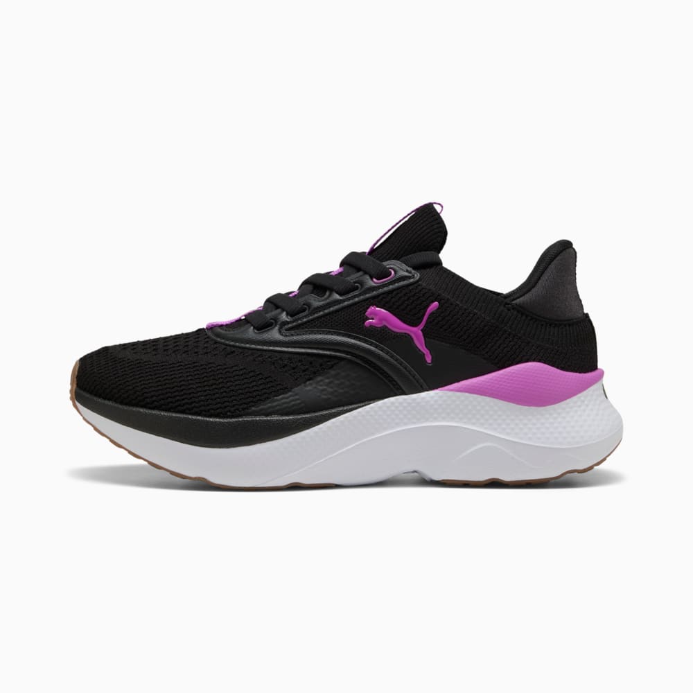 Изображение Puma Кроссовки SOFTRIDE Mayve Running Shoes Women #1: PUMA Black-Pure Magenta-Yellow Alert
